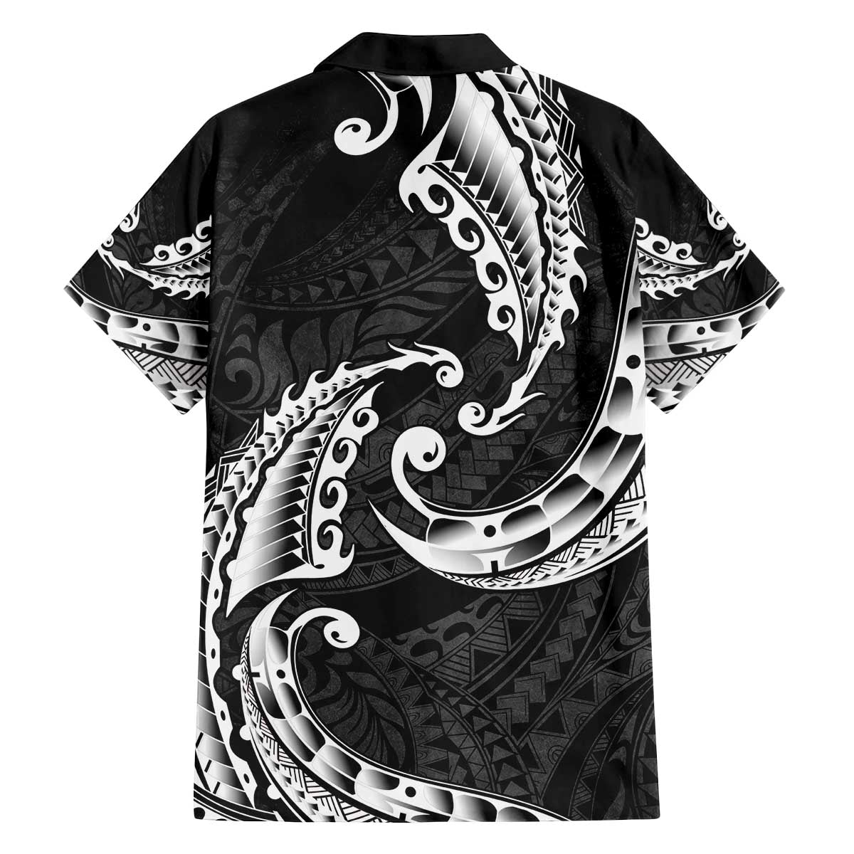 AAPI Heritage Month Family Matching Off The Shoulder Long Sleeve Dress and Hawaiian Shirt American Samoa Polynesian Tribal Wave