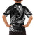 AAPI Heritage Month Family Matching Short Sleeve Bodycon Dress and Hawaiian Shirt American Samoa Polynesian Tribal Wave