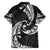 AAPI Heritage Month Family Matching Short Sleeve Bodycon Dress and Hawaiian Shirt American Samoa Polynesian Tribal Wave