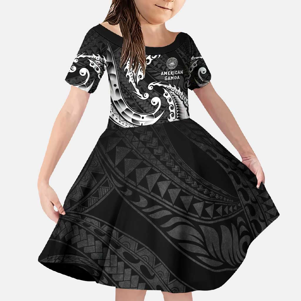 AAPI Heritage Month Family Matching Summer Maxi Dress and Hawaiian Shirt American Samoa Polynesian Tribal Wave