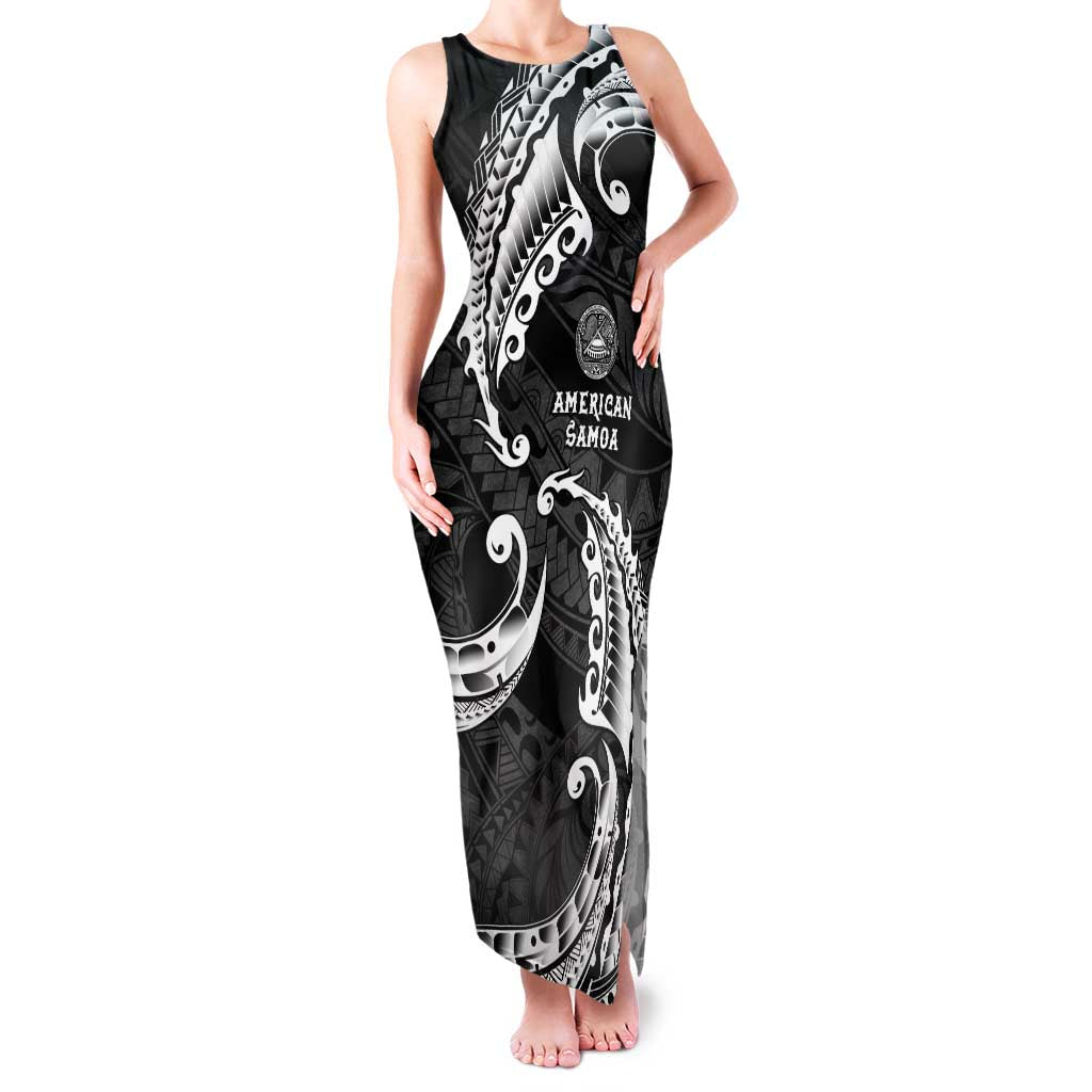 AAPI Heritage Month Family Matching Tank Maxi Dress and Hawaiian Shirt American Samoa Polynesian Tribal Wave