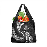 AAPI Heritage Month Grocery Bag American Samoa Polynesian Tribal Wave