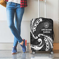 AAPI Heritage Month Luggage Cover American Samoa Polynesian Tribal Wave