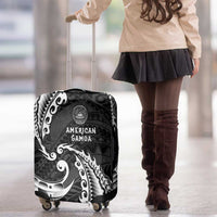 AAPI Heritage Month Luggage Cover American Samoa Polynesian Tribal Wave