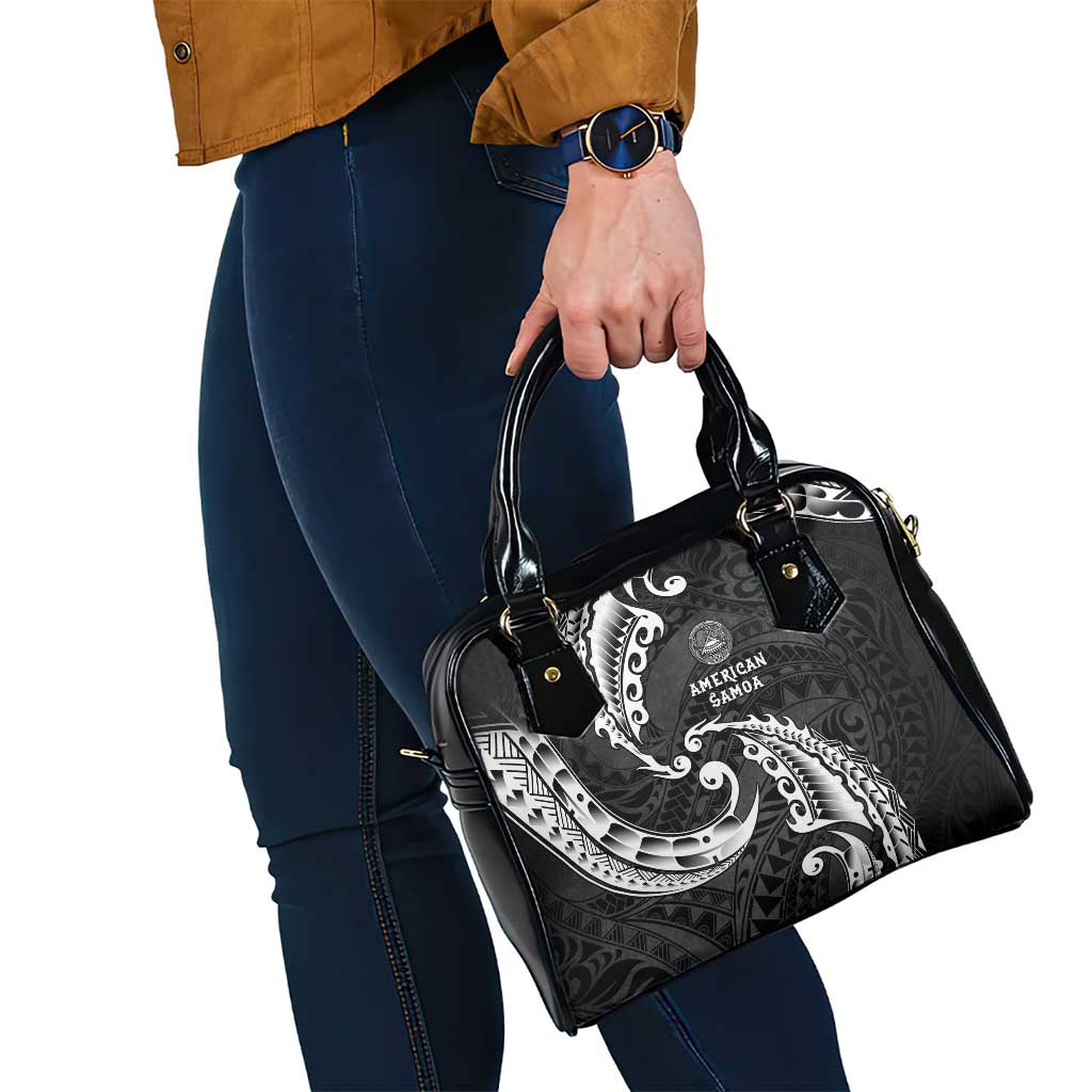 AAPI Heritage Month Shoulder Handbag American Samoa Polynesian Tribal Wave