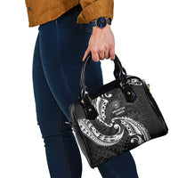 AAPI Heritage Month Shoulder Handbag American Samoa Polynesian Tribal Wave