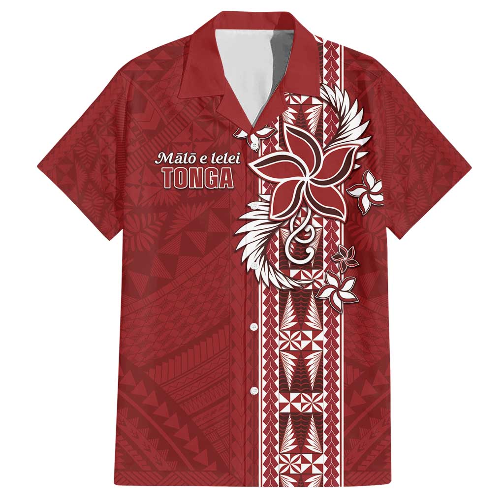 Tonga Language Week Family Matching Short Sleeve Bodycon Dress and Hawaiian Shirt Malo e Lelei Kupesi Ngatu Pattern
