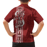 Tonga Language Week Hawaiian Shirt Malo e Lelei Kupesi Ngatu Pattern