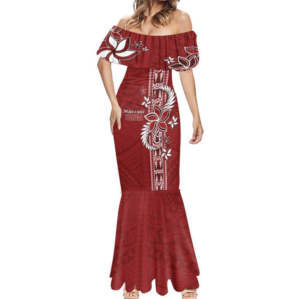 Tonga Language Week Mermaid Dress Malo e Lelei Kupesi Ngatu Pattern