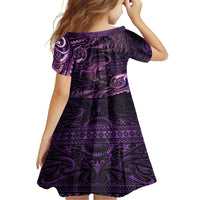 Aotearoa New Zealand Crocodile Family Matching Long Sleeve Bodycon Dress and Hawaiian Shirt Silver Fern Maori Pattern LT05 - Polynesian Pride