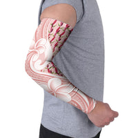 Samoa Teuila Arm Sleeves Pink Samoan Siapo Motifs