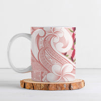 Samoa Teuila Ceramic Mug Pink Samoan Siapo Motifs