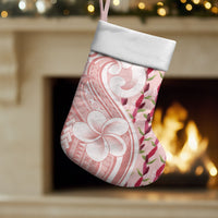 Samoa Teuila Christmas Stocking Pink Samoan Siapo Motifs LT05 Set of 2 Pink - Polynesian Pride