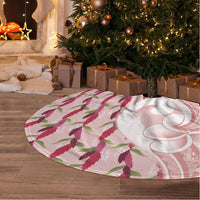 Samoa Teuila Tree Skirt Pink Samoan Siapo Motifs LT05 - Polynesian Pride