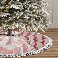 Samoa Teuila Tree Skirt Pink Samoan Siapo Motifs LT05 - Polynesian Pride