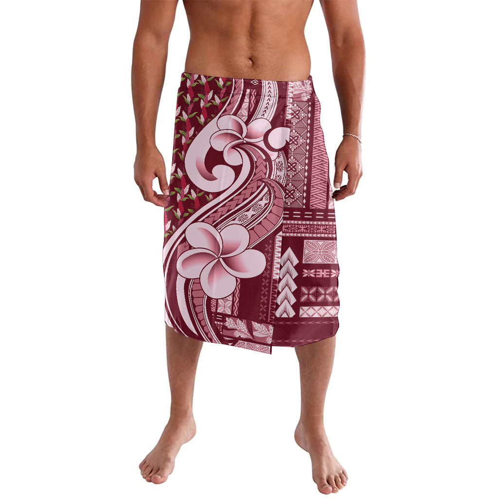 Samoa Teuila Lavalava Maroon Samoan Siapo Motifs LT05 Maroon - Polynesian Pride