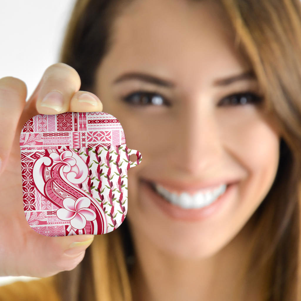 Samoa Teuila AirPods Case White Samoan Siapo Motifs