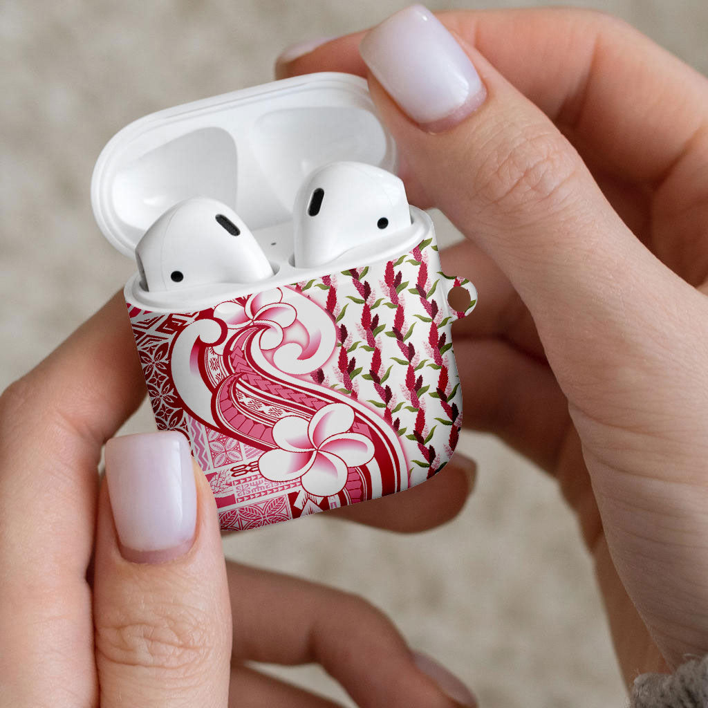 Samoa Teuila AirPods Case White Samoan Siapo Motifs