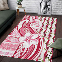 Samoa Teuila Area Rug White Samoan Siapo Motifs