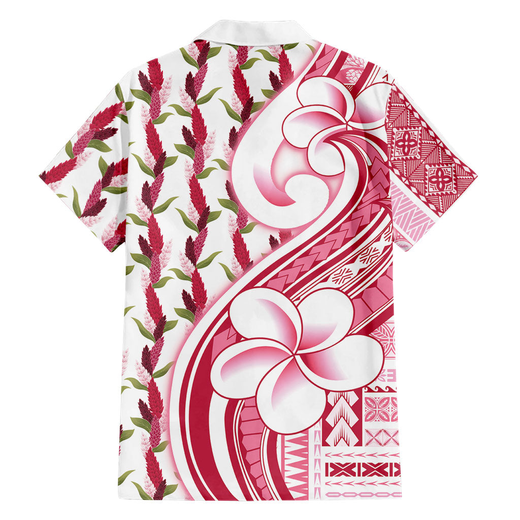 Samoa Teuila Family Matching Off The Shoulder Long Sleeve Dress and Hawaiian Shirt White Samoan Siapo Motifs