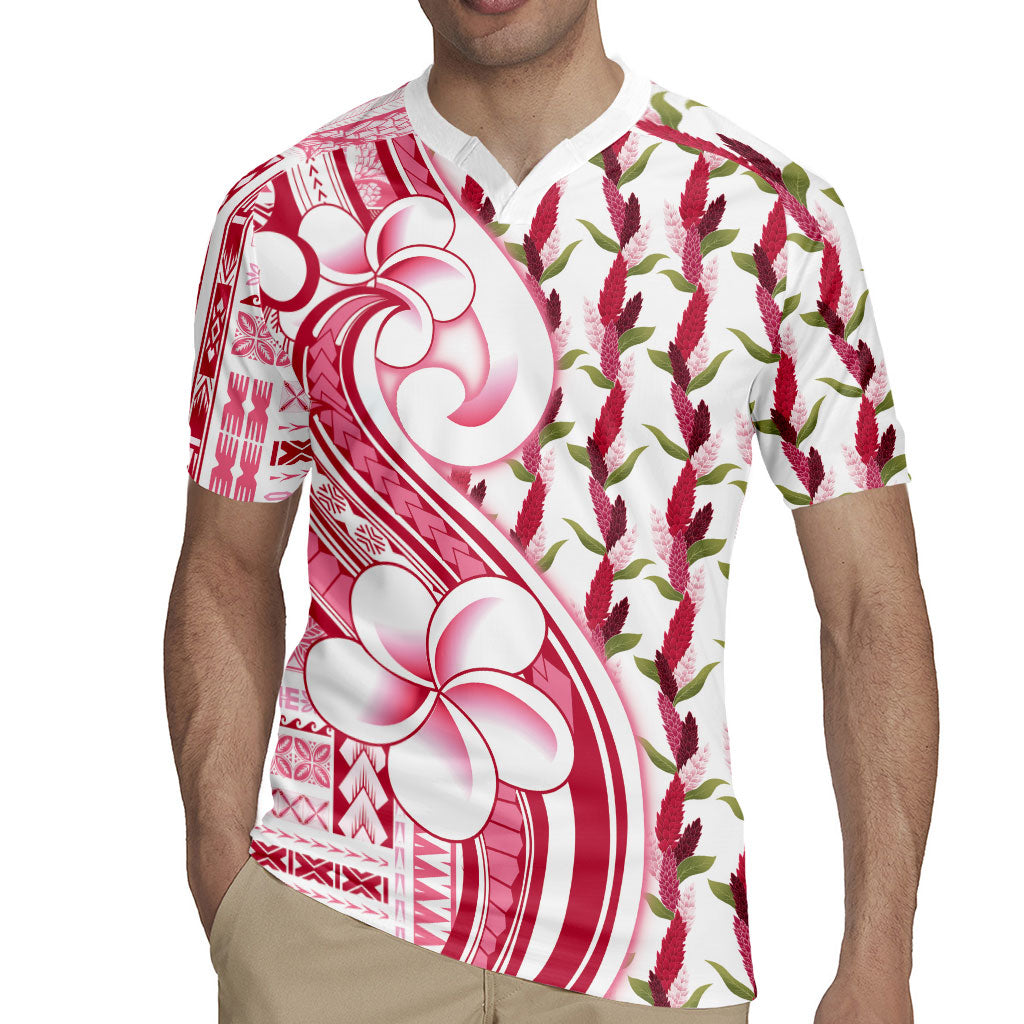Samoa Teuila Rugby Jersey White Samoan Siapo Motifs