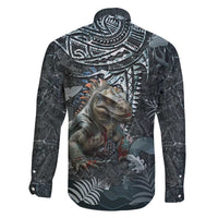 Hawaii Mo'o Lizard God Family Matching Puletasi and Hawaiian Shirt Polynesian Style