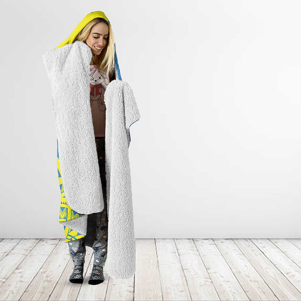 Palau Independence Day Hooded Blanket Happy 30th Anniversary