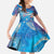 Happy Diwali Festival Family Matching Off The Shoulder Long Sleeve Dress and Hawaiian Shirt Diya Lamp Rangoli With Polynesian Pattern