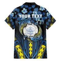 Personalised Palau Family Matching Tank Maxi Dress and Hawaiian Shirt Polynesian Dolphin Tropical Hibiscus Style LT05 - Polynesian Pride
