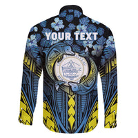 Personalised Palau Family Matching Tank Maxi Dress and Hawaiian Shirt Polynesian Dolphin Tropical Hibiscus Style LT05 - Polynesian Pride