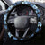 Palau Steering Wheel Cover Polynesian Dolphin Tropical Hibiscus Style