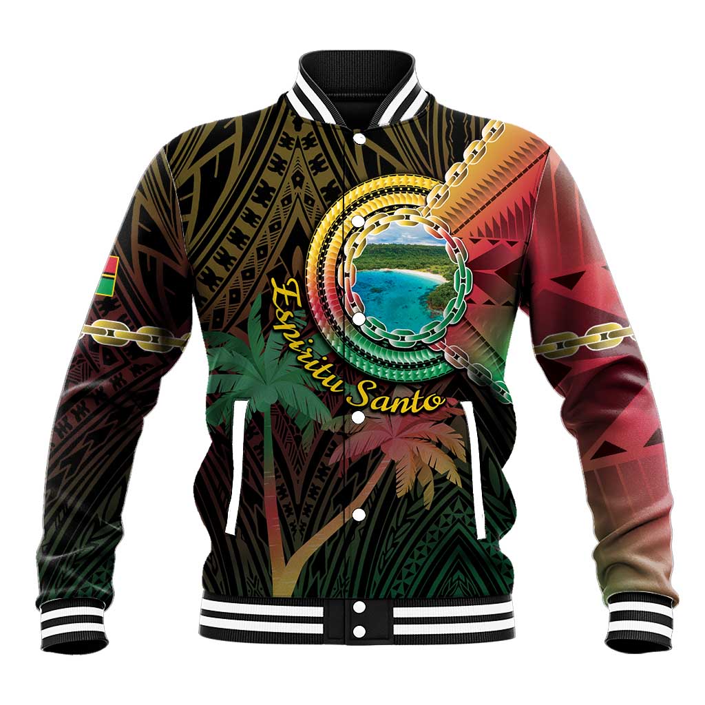Vanuatu Espiritu Santo Island Baseball Jacket Beach Landscape