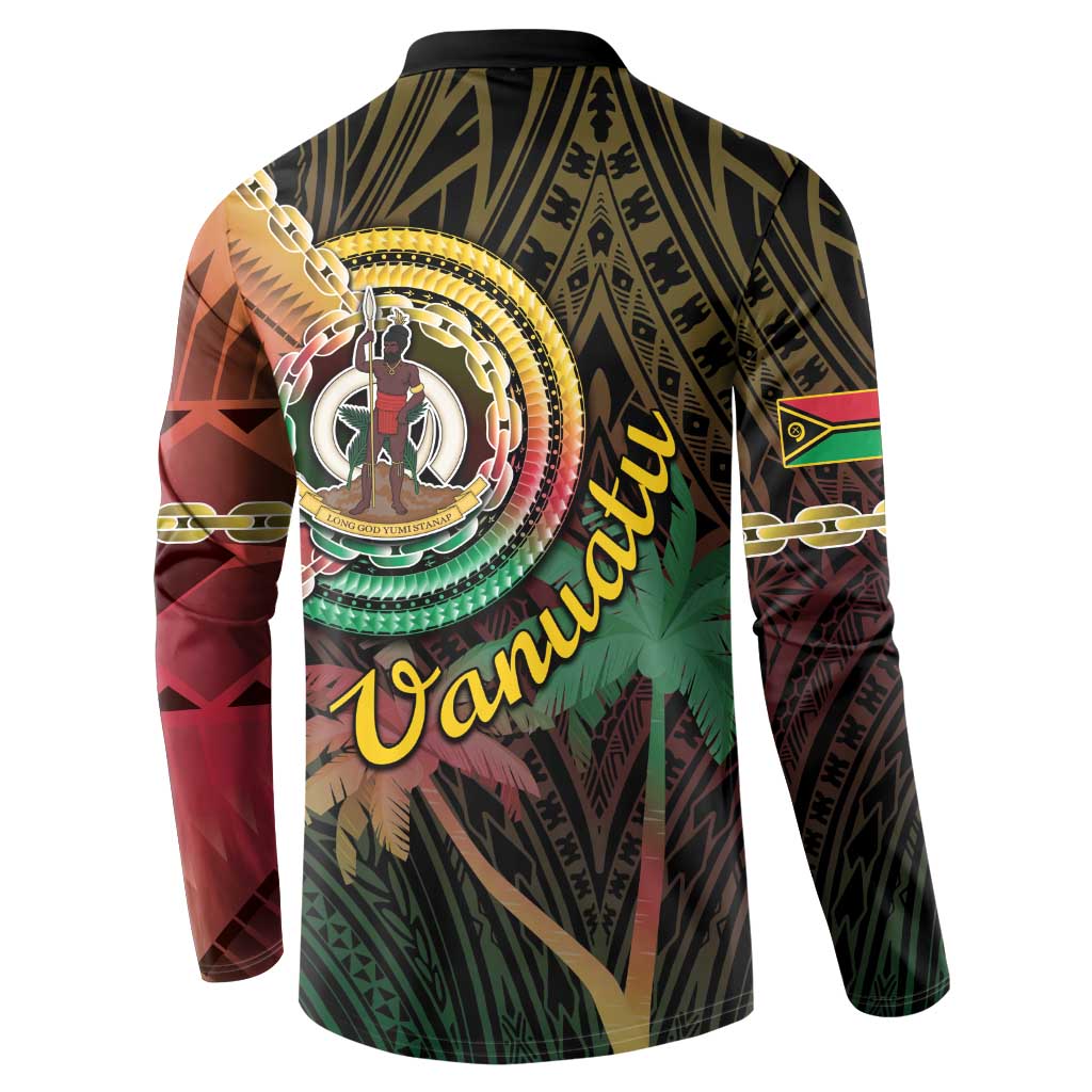 Vanuatu Espiritu Santo Island Button Sweatshirt Beach Landscape