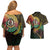 Vanuatu Espiritu Santo Island Couples Matching Off Shoulder Short Dress and Hawaiian Shirt Beach Landscape