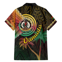 Vanuatu Espiritu Santo Island Family Matching Mermaid Dress and Hawaiian Shirt Beach Landscape LT05 - Polynesian Pride