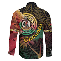 Vanuatu Espiritu Santo Island Family Matching Off Shoulder Maxi Dress and Hawaiian Shirt Beach Landscape