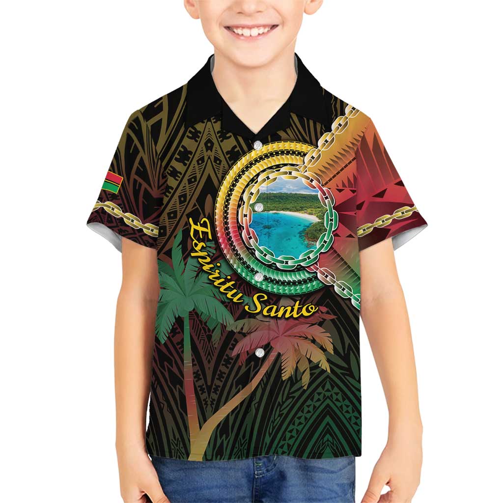 Vanuatu Espiritu Santo Island Family Matching Summer Maxi Dress and Hawaiian Shirt Beach Landscape