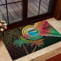 Vanuatu Espiritu Santo Island Rubber Doormat Beach Landscape