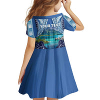 Personalised French Polynesia Bora Bora Family Matching Mermaid Dress and Hawaiian Shirt Beach Landscape Polynesian Style LT05 - Polynesian Pride