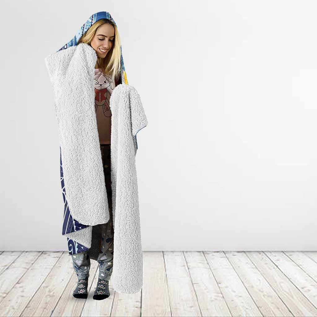 French Polynesia Bora Bora Hooded Blanket Beach Landscape Polynesian Style