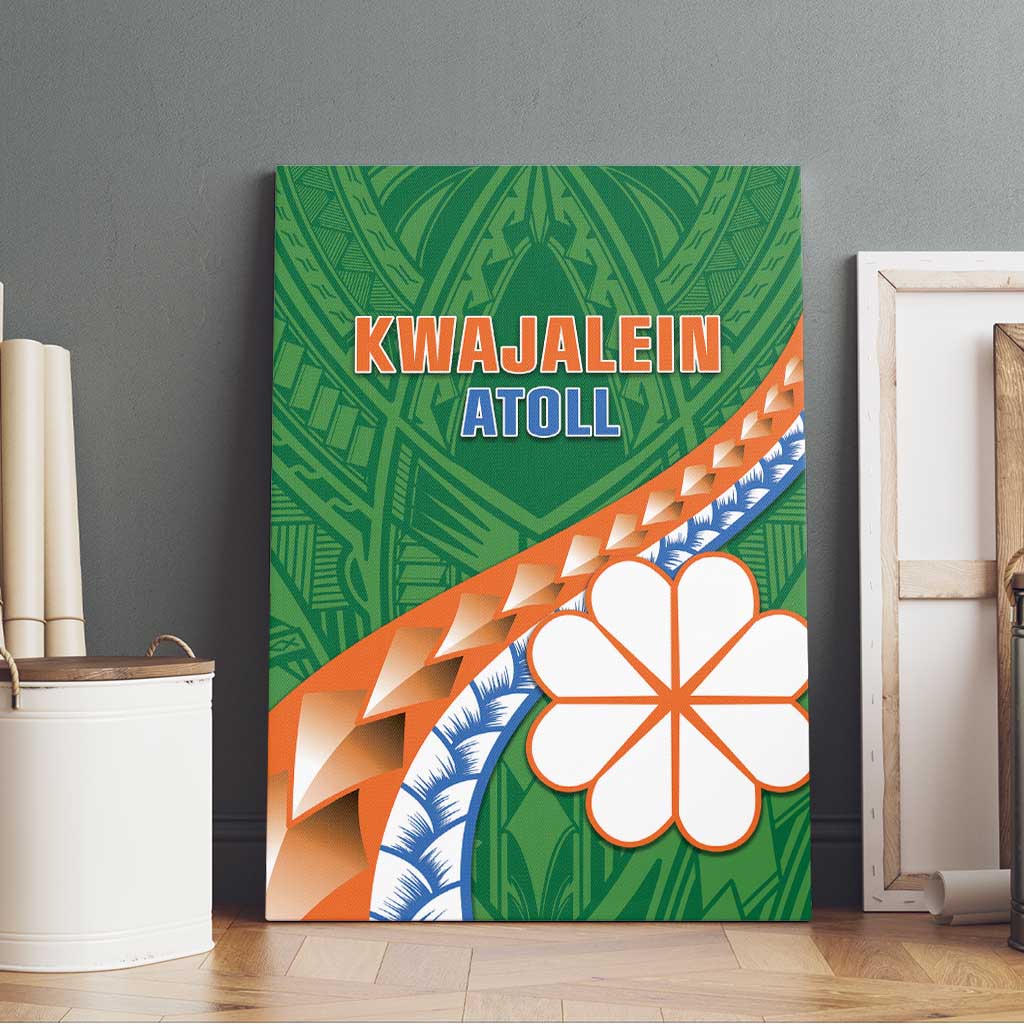 Marshall Islands Kwajalein Atoll Canvas Wall Art Polynesian Tribal Tattoo