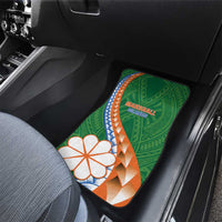 Marshall Islands Kwajalein Atoll Car Mats Polynesian Tribal Tattoo LT05 - Polynesian Pride