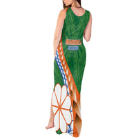 Personalised Marshall Islands Kwajalein Atoll Tank Maxi Dress Polynesian Tribal Tattoo
