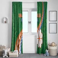 Marshall Islands Kwajalein Atoll Window Curtain Polynesian Tribal Tattoo LT05 - Polynesian Pride