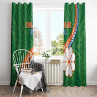 Marshall Islands Kwajalein Atoll Window Curtain Polynesian Tribal Tattoo LT05 - Polynesian Pride