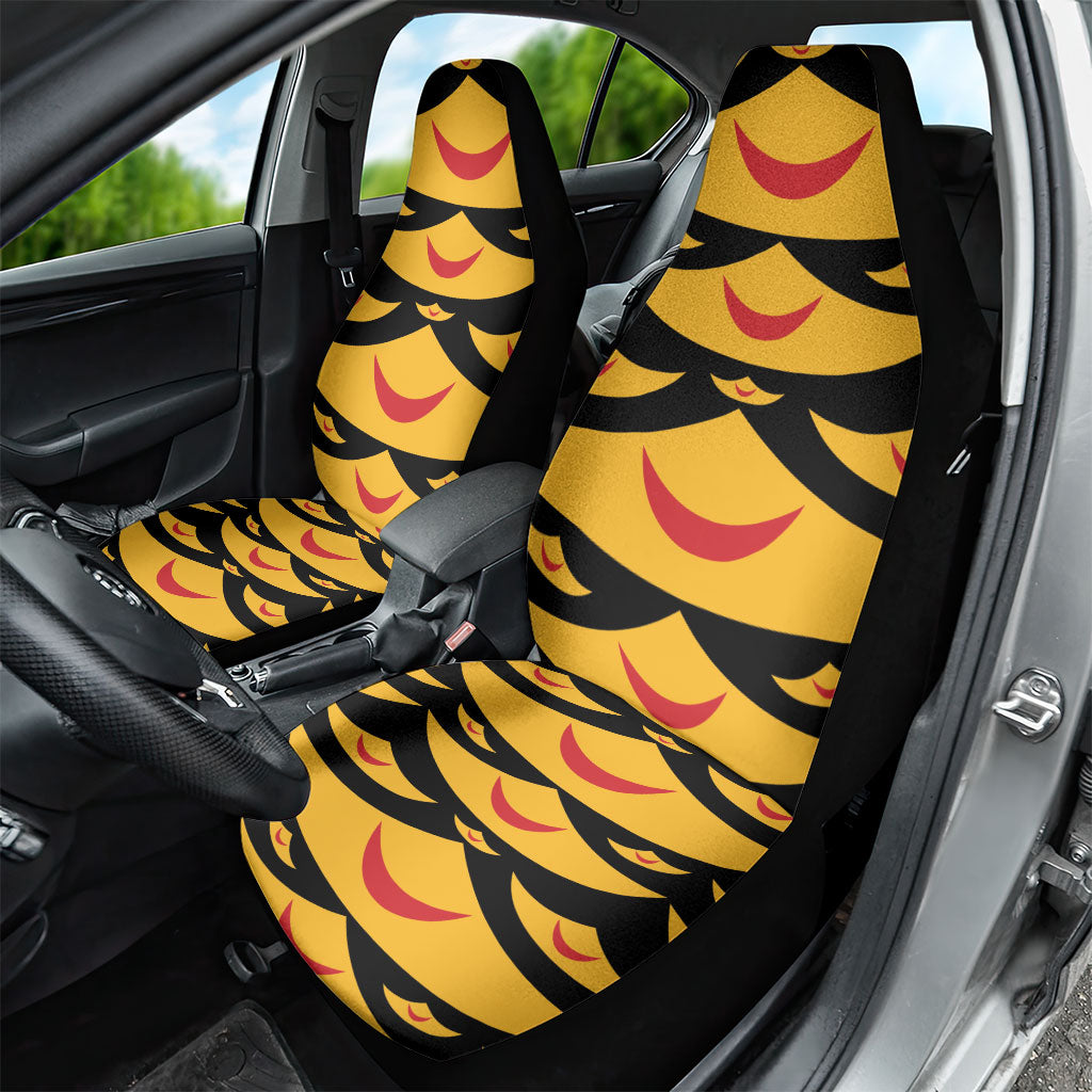 Hawaii Ahu Ula Inspired Car Seat Cover Black Version LT05 - Polynesian Pride
