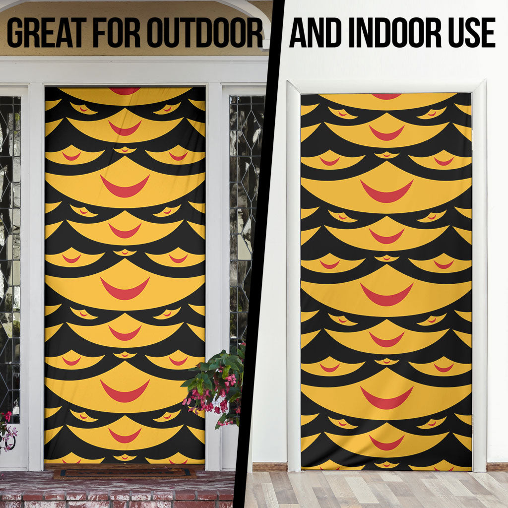 Hawaii Ahu Ula Inspired Door Cover Black Version LT05 - Polynesian Pride