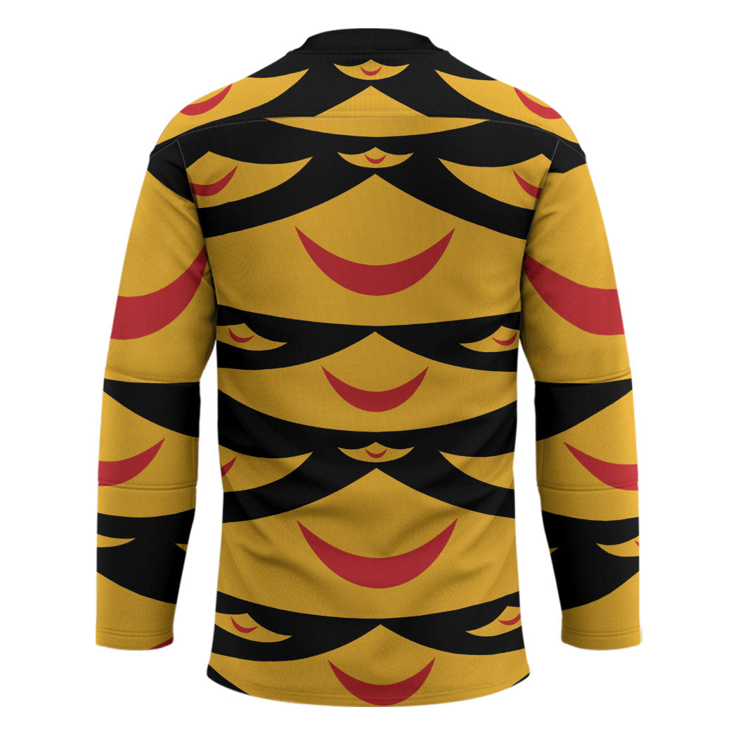 Hawaii Ahu Ula Inspired Hockey Jersey Black Version LT05 - Polynesian Pride