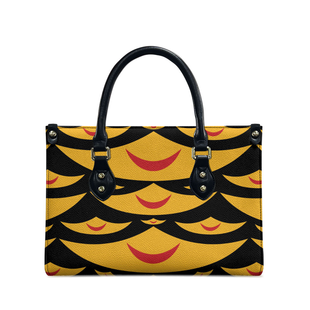 Hawaii Ahu Ula Inspired Leather Bag Black Version LT05 - Polynesian Pride