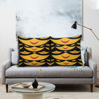 Hawaii Ahu Ula Inspired Pillow Cover Black Version LT05 - Polynesian Pride